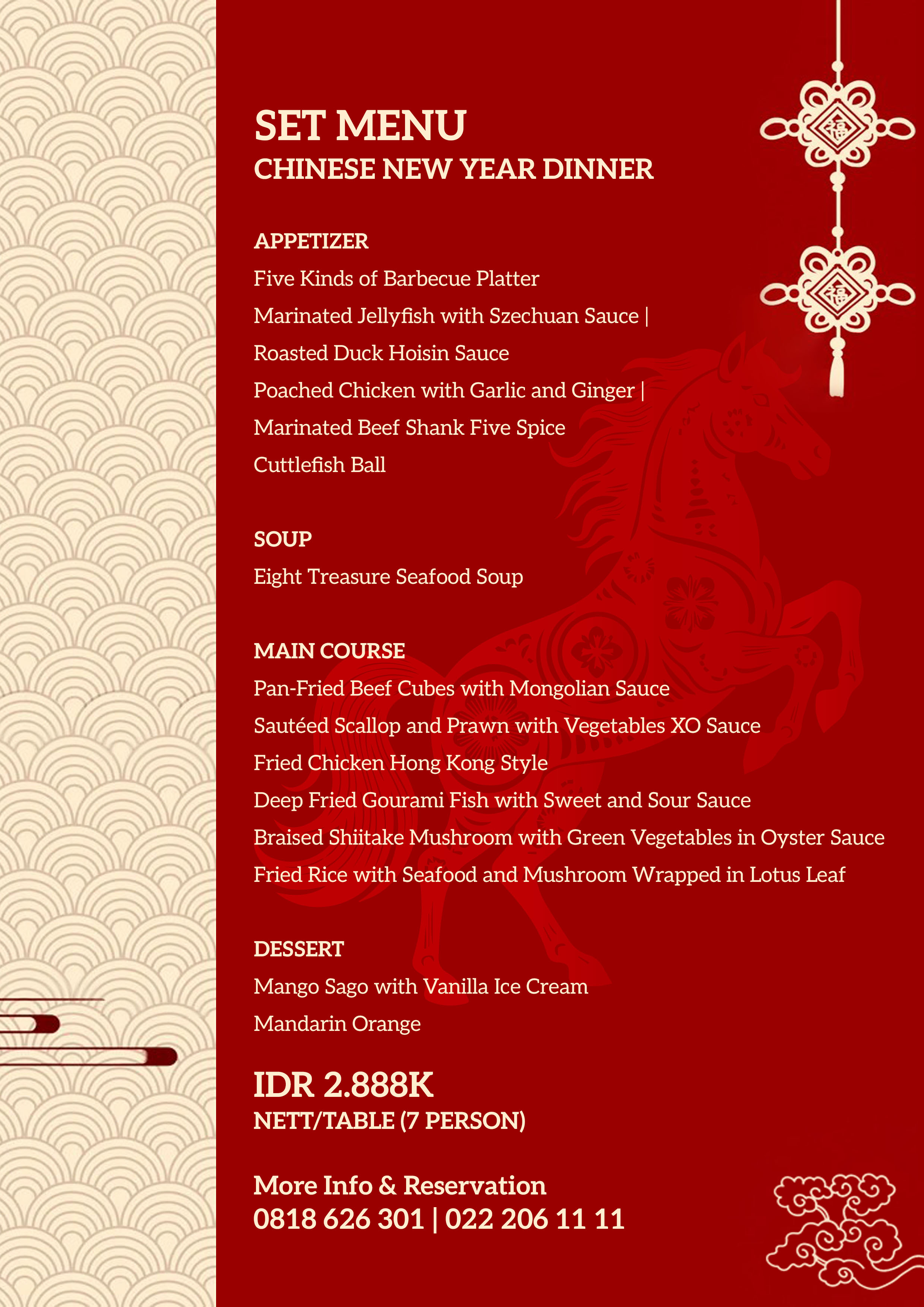 Chinese New Year Menu Page 2